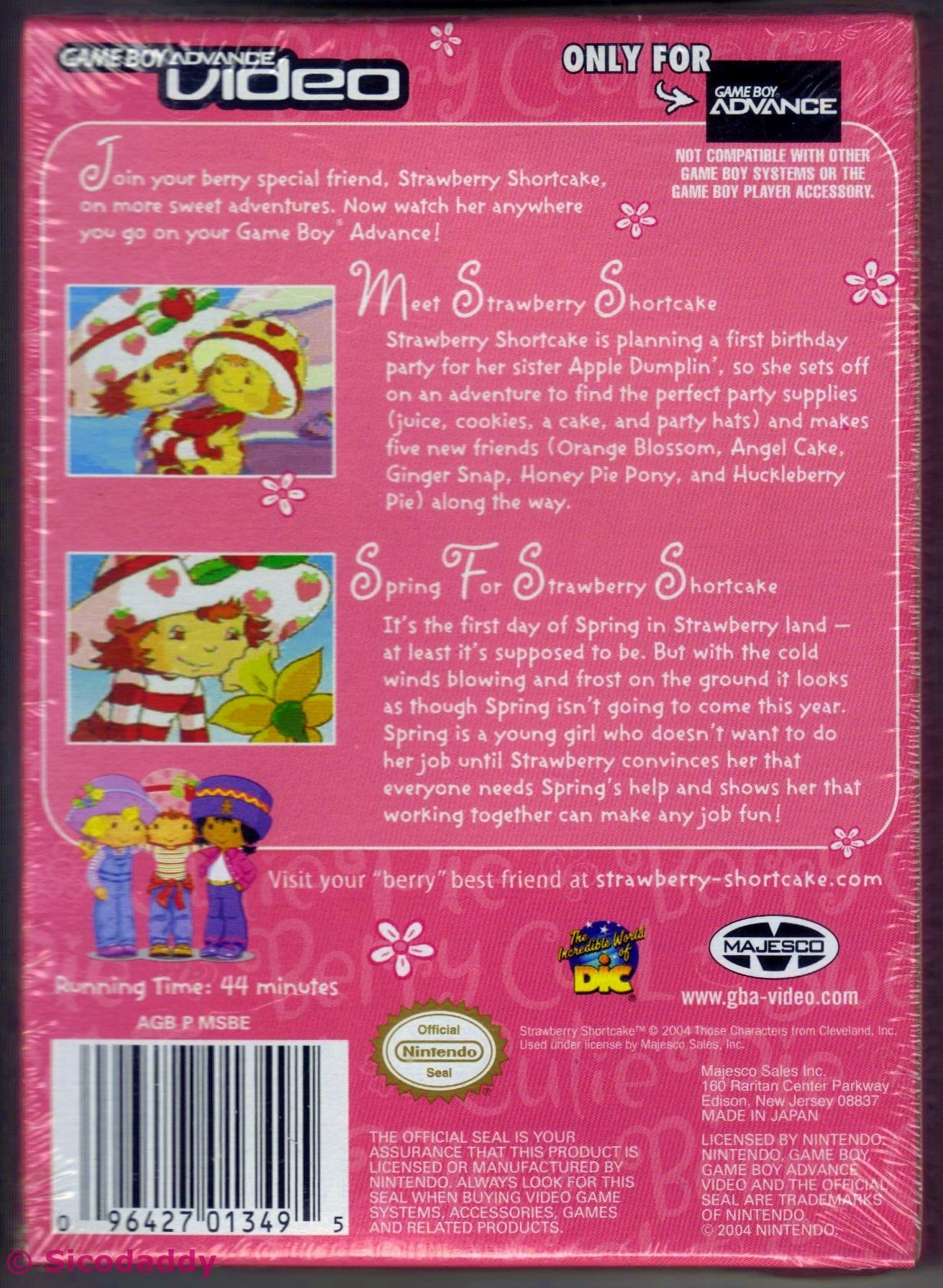 Amazon.com: Video: Strawberry Shortcake, Vol. 1 - Game Boy Advance